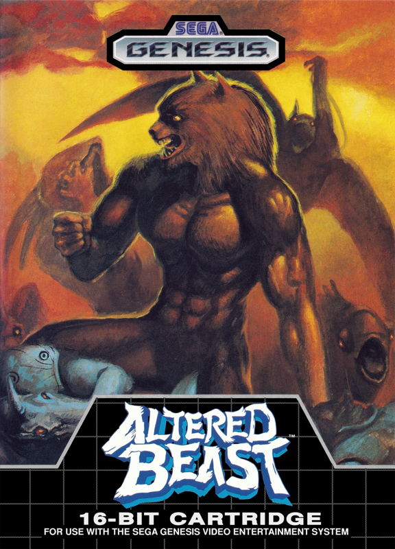 Altered Beast box art for PC Engine CD